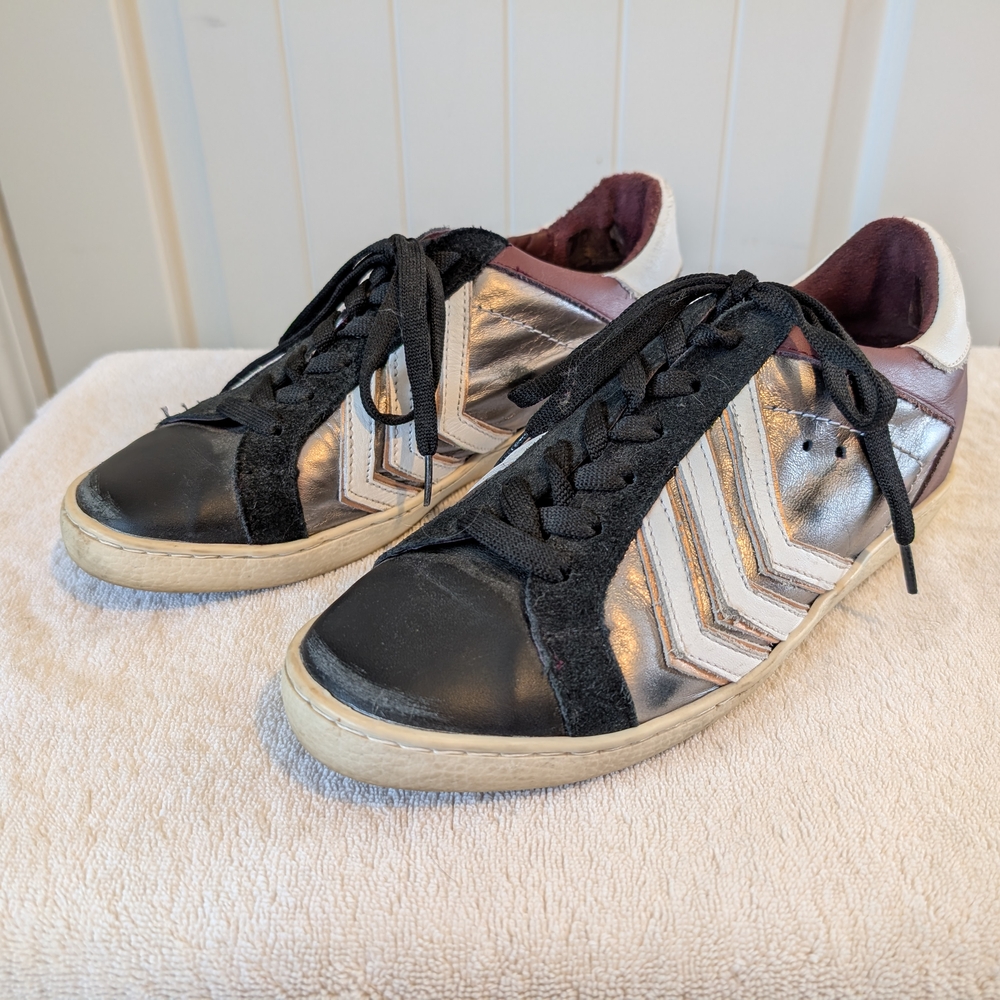 Freebird by Steven Black and Silver Sneakers